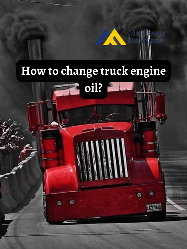 How to change truck engine oil?